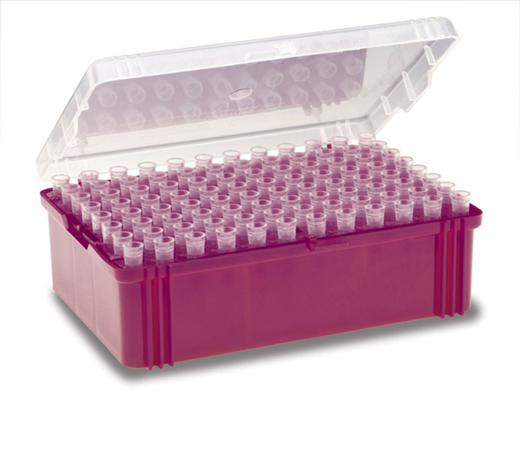 [0043-BT1000.96] Neptune Filter Tips 100-1000 µL Universal Fit Racked, Low Retention, Pre-Sterilized - 8 Racks of 96 Tips/Rack