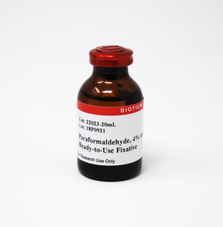 [0037-#22023] Paraformaldehyde, 4% in PBS,  Ready to use Fixative, 5x20ml