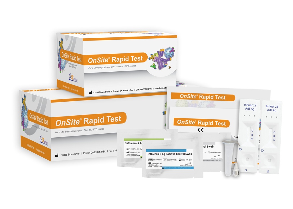 Influenza A/B Ag Rapid Test CE - 20 tests/kit